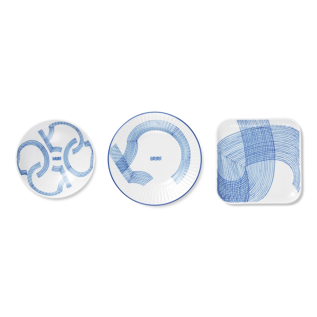 Royal Copenhagen Motif fat 3 stk 11 cm, 10 cm, 9 cm