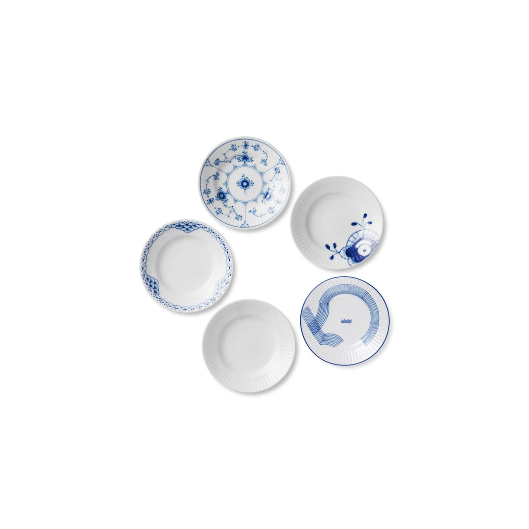 Royal Copenhagen History Mix tallerkar 5 stk 11 cm
