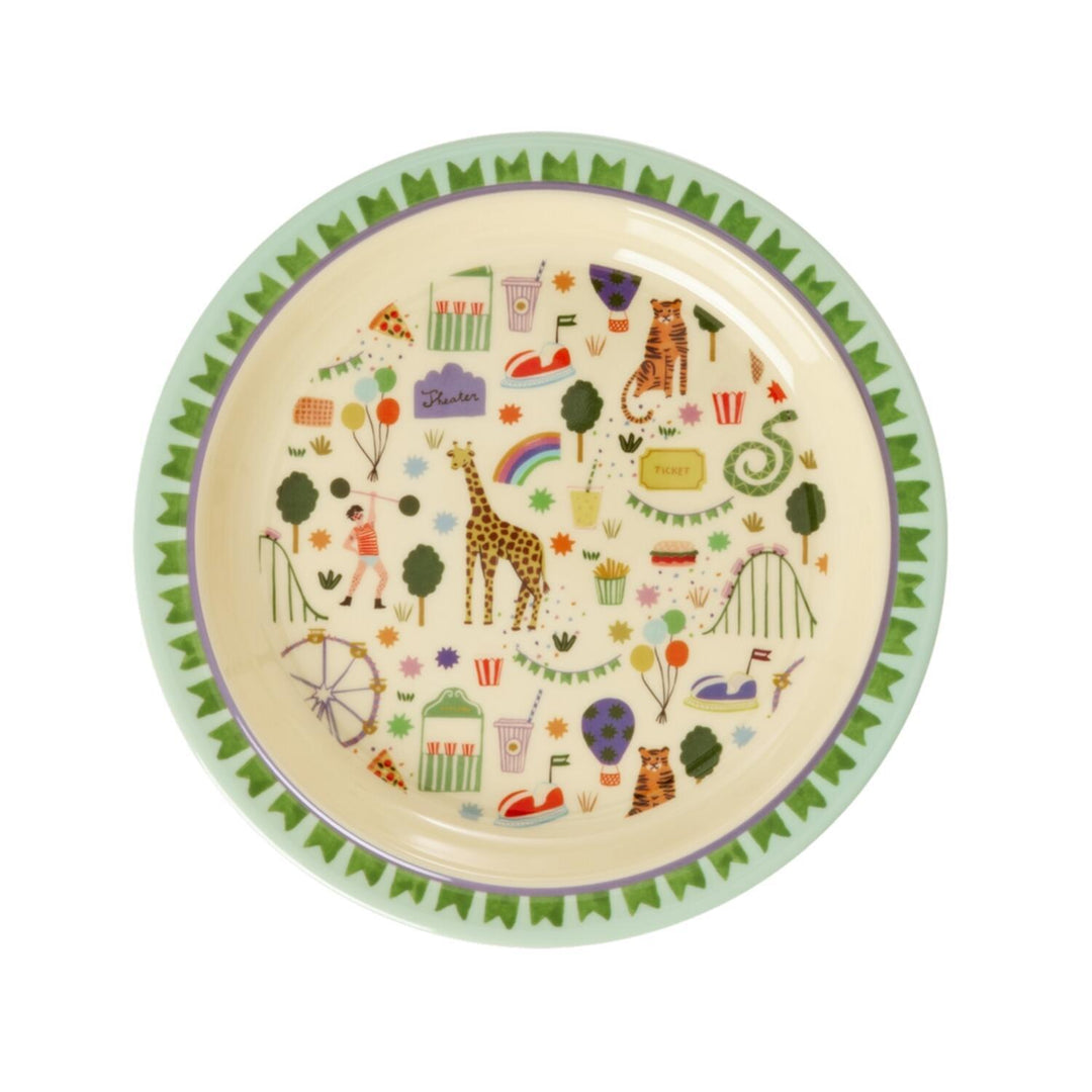 Rice tallerkur 22 cm fair print mint