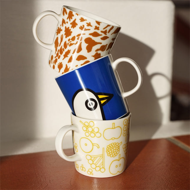 Iittala Oiva Toikka krúss cheeta brúnt/hvítt 30cl