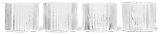 Ferm ripple gløs 4stk lág 20cl