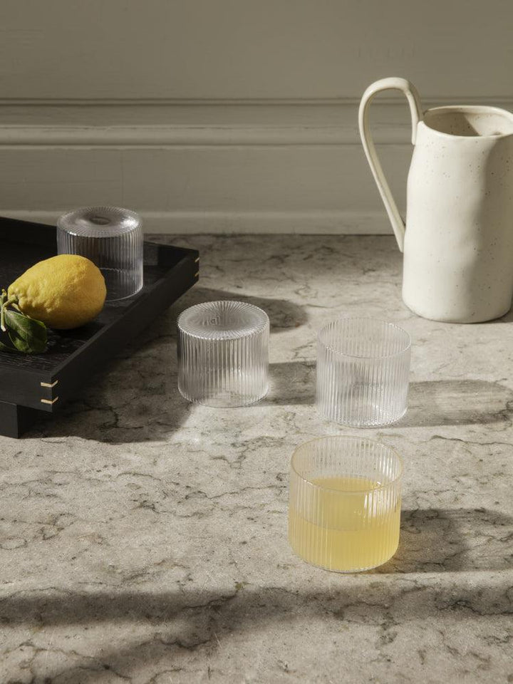Ferm ripple gløs 4stk lág 20cl