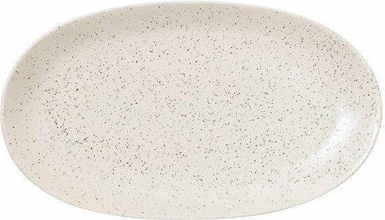 Broste fat ovalt nordic vanilla 17x30