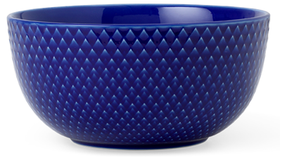 Lyngby Rhombe Color skál myrkablá 13 cm
