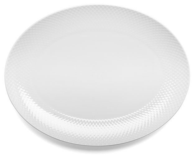 Lyngby Rhombe serveringsfat 35x26,5 cm