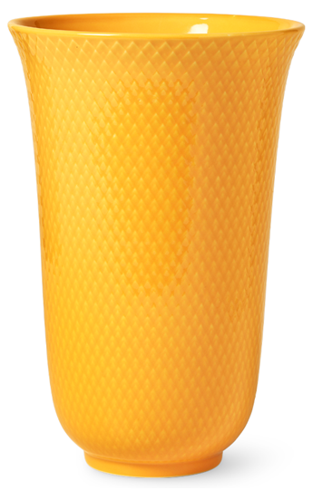Lyngby Rhombe Color vasi 20 cm gulur