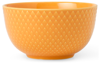 Lyngby Rhombe Color skál gul 11 cm