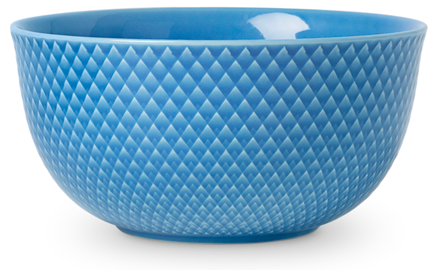 Lyngby Rhombe Color skál blá 17,5 cm