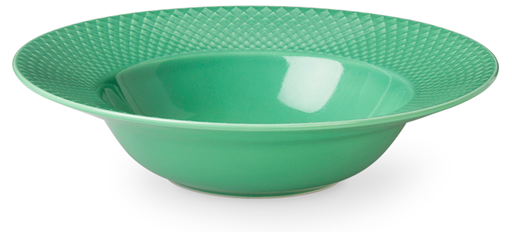 Lyngby Rhombe Color pasta tallerkur grønur