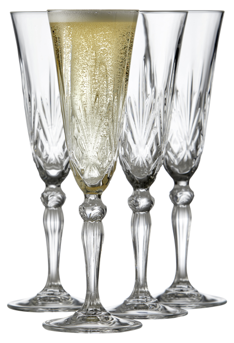 Lyngby Melodia champagnegløs 4stk