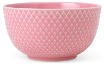 Lyngby Rhombe Color skál rosa 11 cm