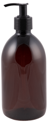 Plint sápupumpa 500 ml brún plastik
