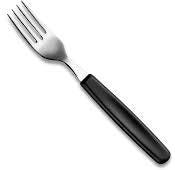 Victorinox gafflar svartir, 6 stk