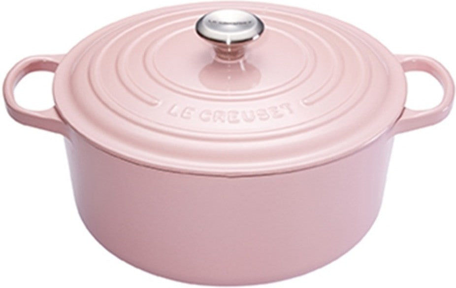 Le Creuset grýta stoypijarn 4,2L/24cm shell pink