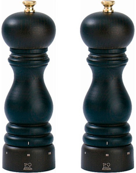 Peugeot Paris salt/pipar kvørn svart 18cm