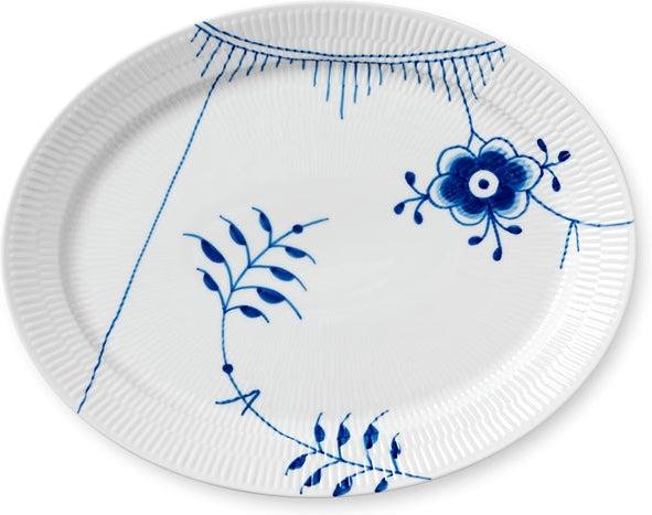 RC Blå Mega ovalt fat 35 cm