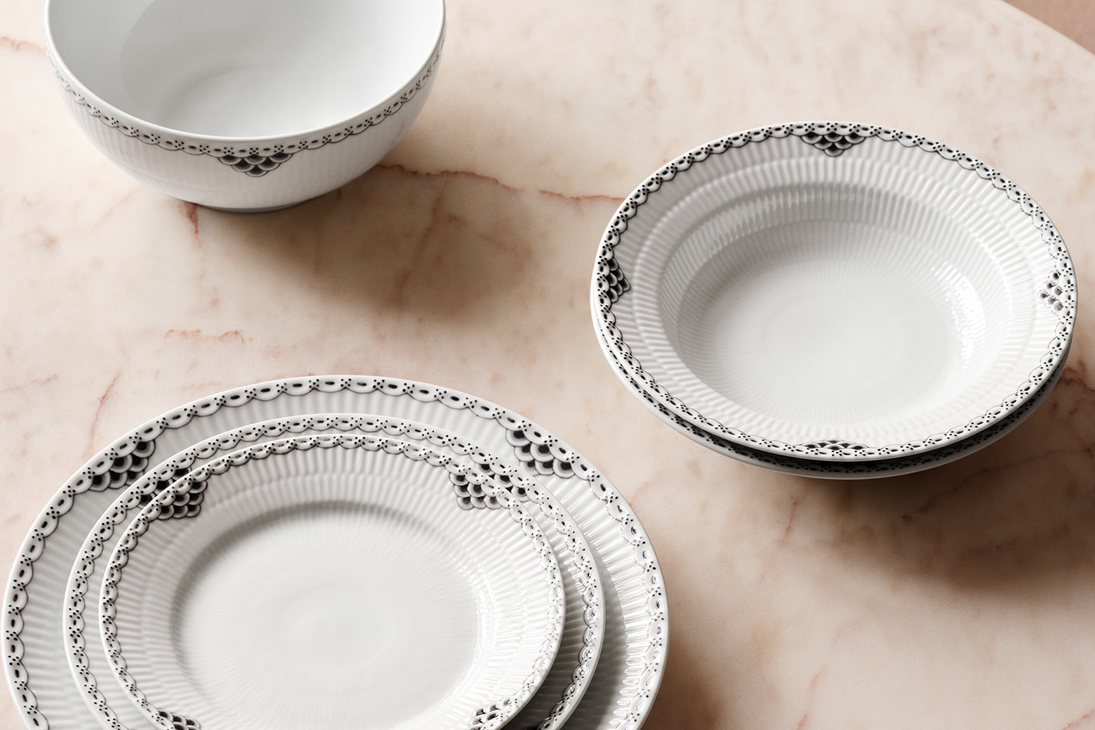 Royal Copenhagen | Sort Riflet Blonde
