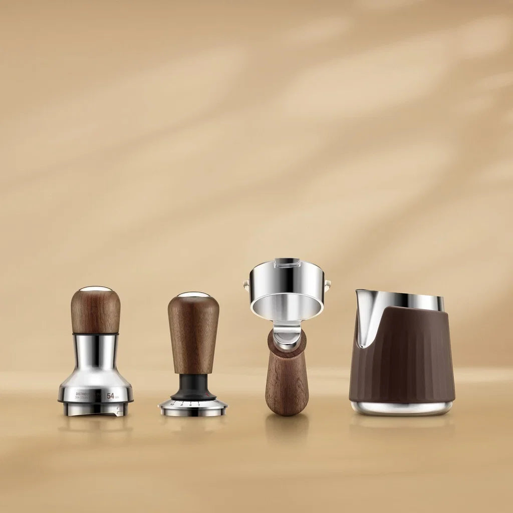 Sage Force Gauge Tamper 54mm walnut
