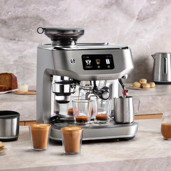 Sage Oracle Dual Boiler Espresso Machine brushed stainless steel