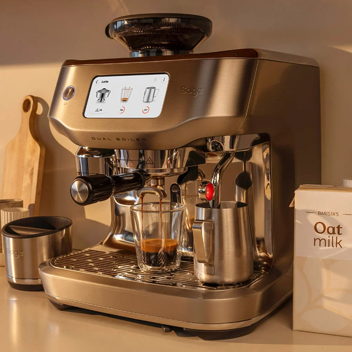 Sage Oracle Dual Boiler Espresso Machine brushed stainless steel