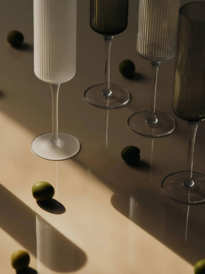 Ferm Living Ripple sjampagnuglas 2 stk