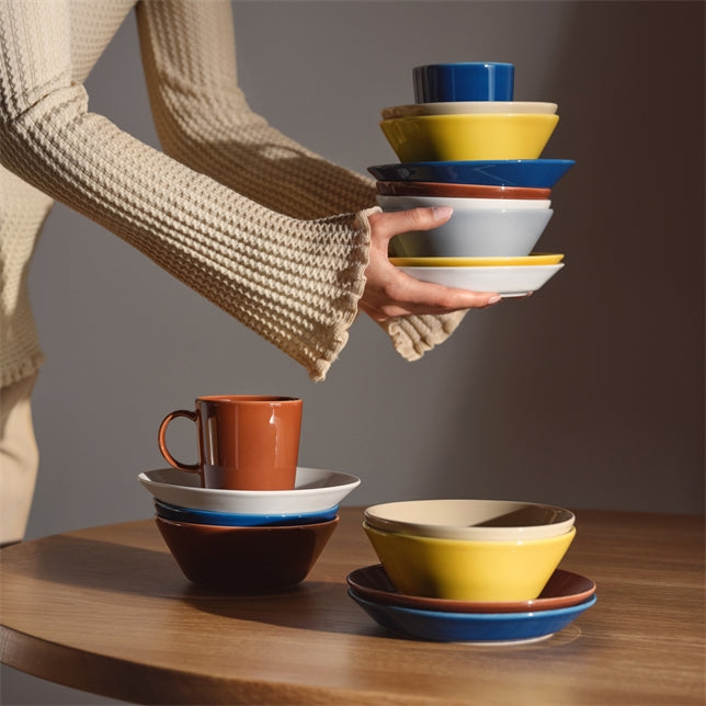 Iittala teema djúpur tallerkur 21 cm blátt