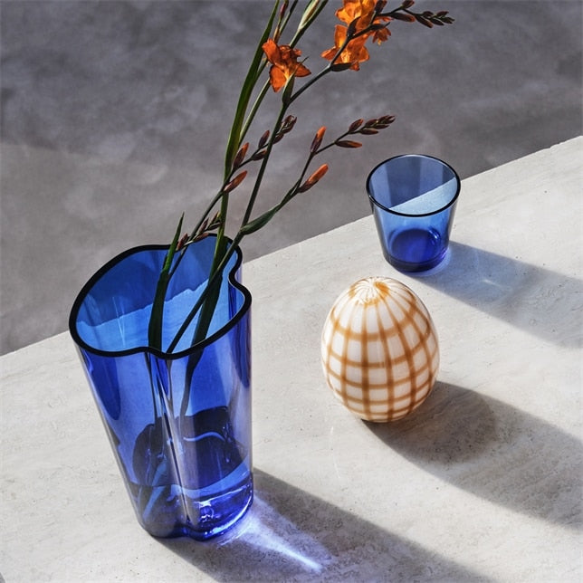 Iittala kartio glas ultra marine blátt 21cl 1 stk