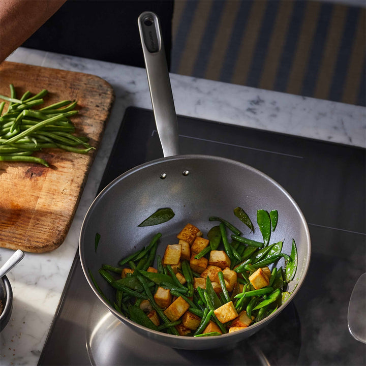 Fiskars all steel wok 28 cm
