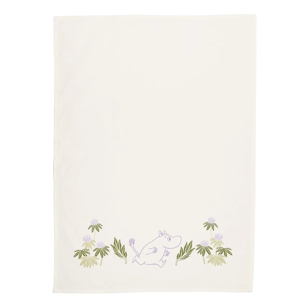 Mumi Viskustykkir 50x70 2stk hvítt/lilla