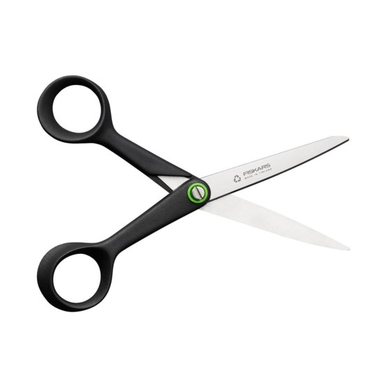 Fiskars FF universal saksur 17cm svartur