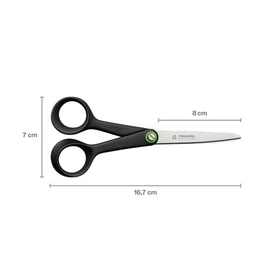 Fiskars FF universal saksur 17cm svartur