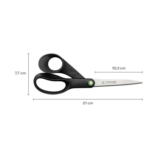 Fiskars Funktional Form universal saksur 21cm svartur