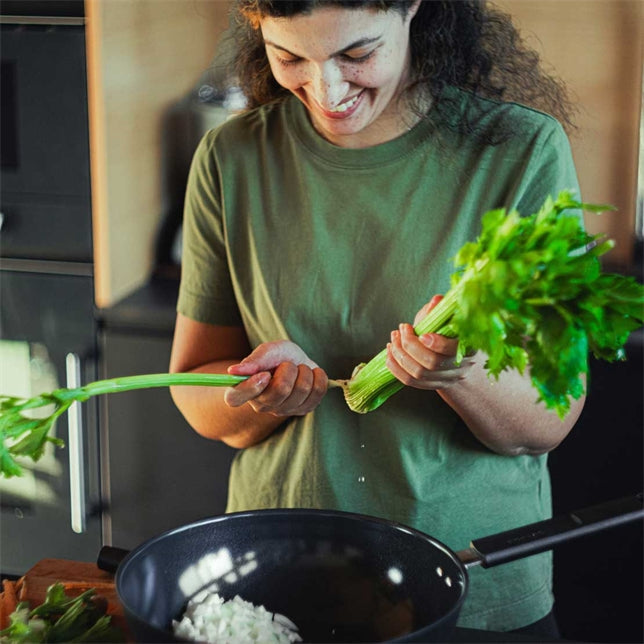 Fiskars Hard Face non-stick wok
