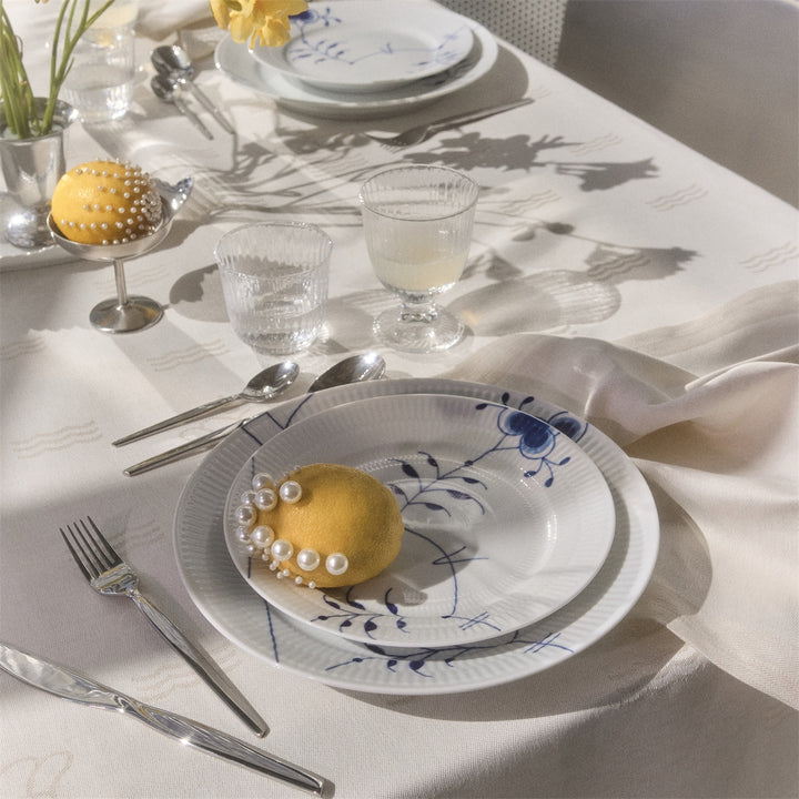 Royal Copenhagen wawes serviettar 2 stk hvítt 45x45