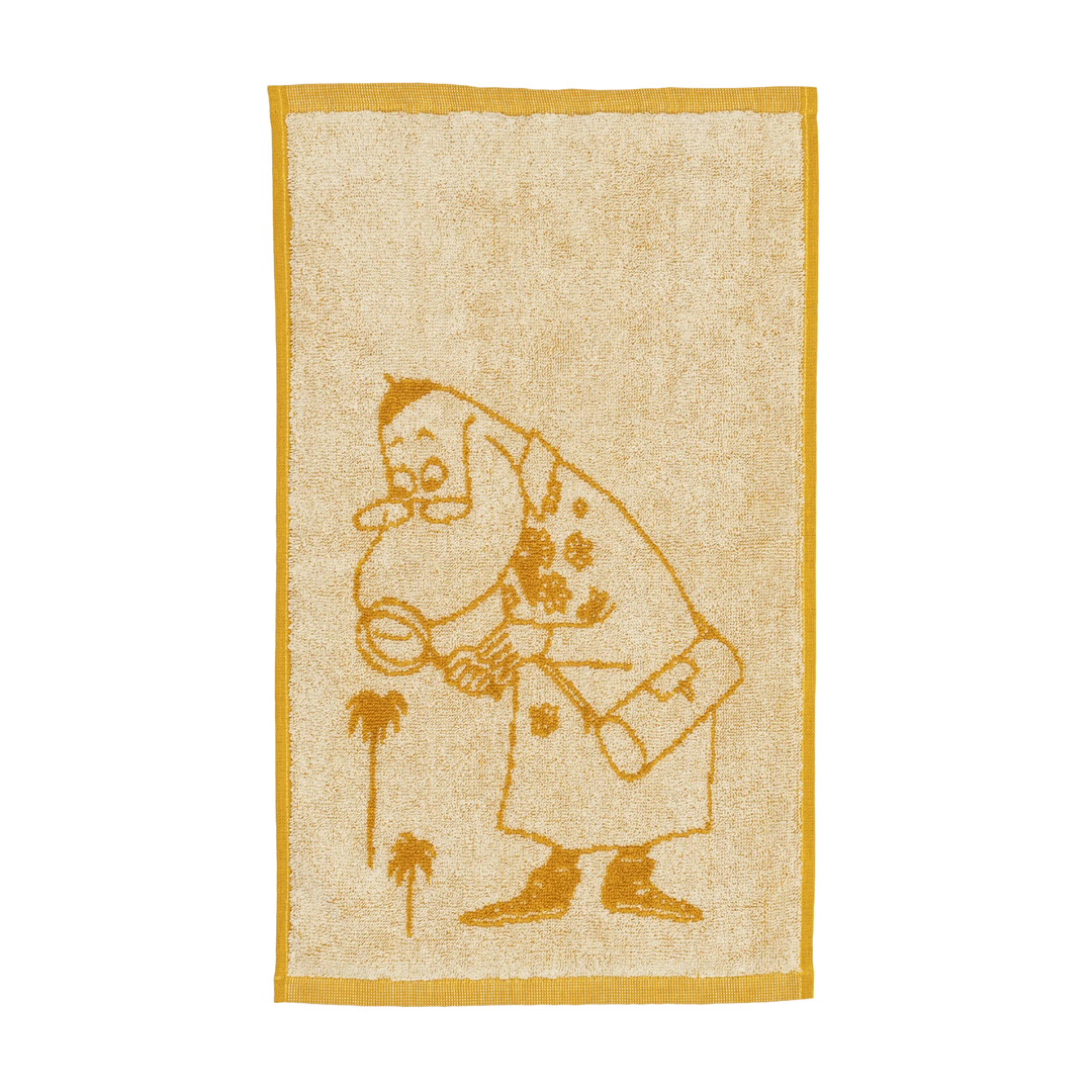 Mumi handklæði 30x50 Hemulen/gult