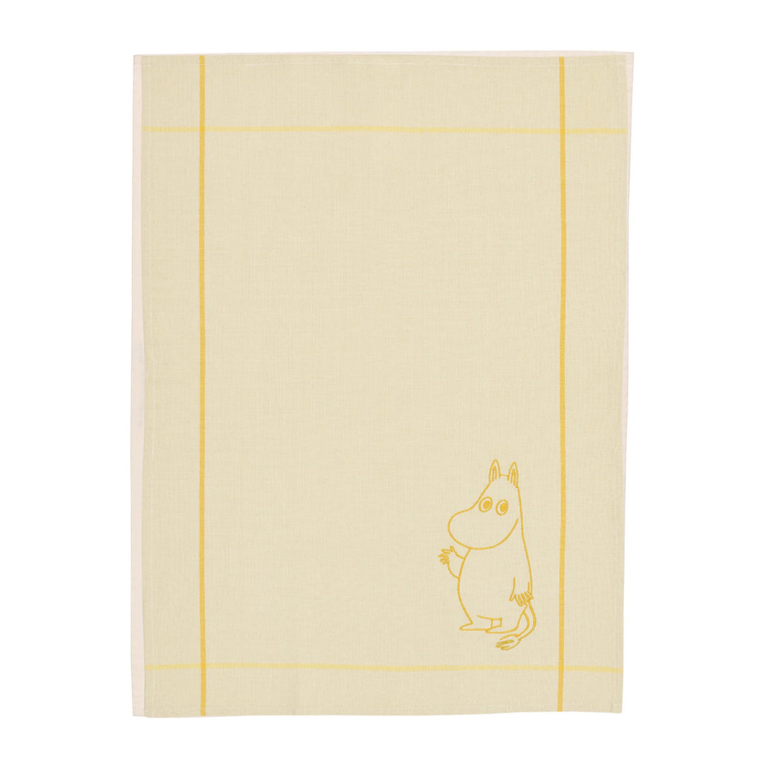 Mumi viskistykki 50x70 Mumitrøll/beige