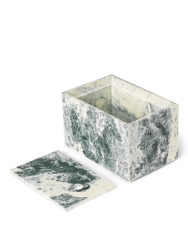 Ferm mist bow 10x15cm emerald off-white