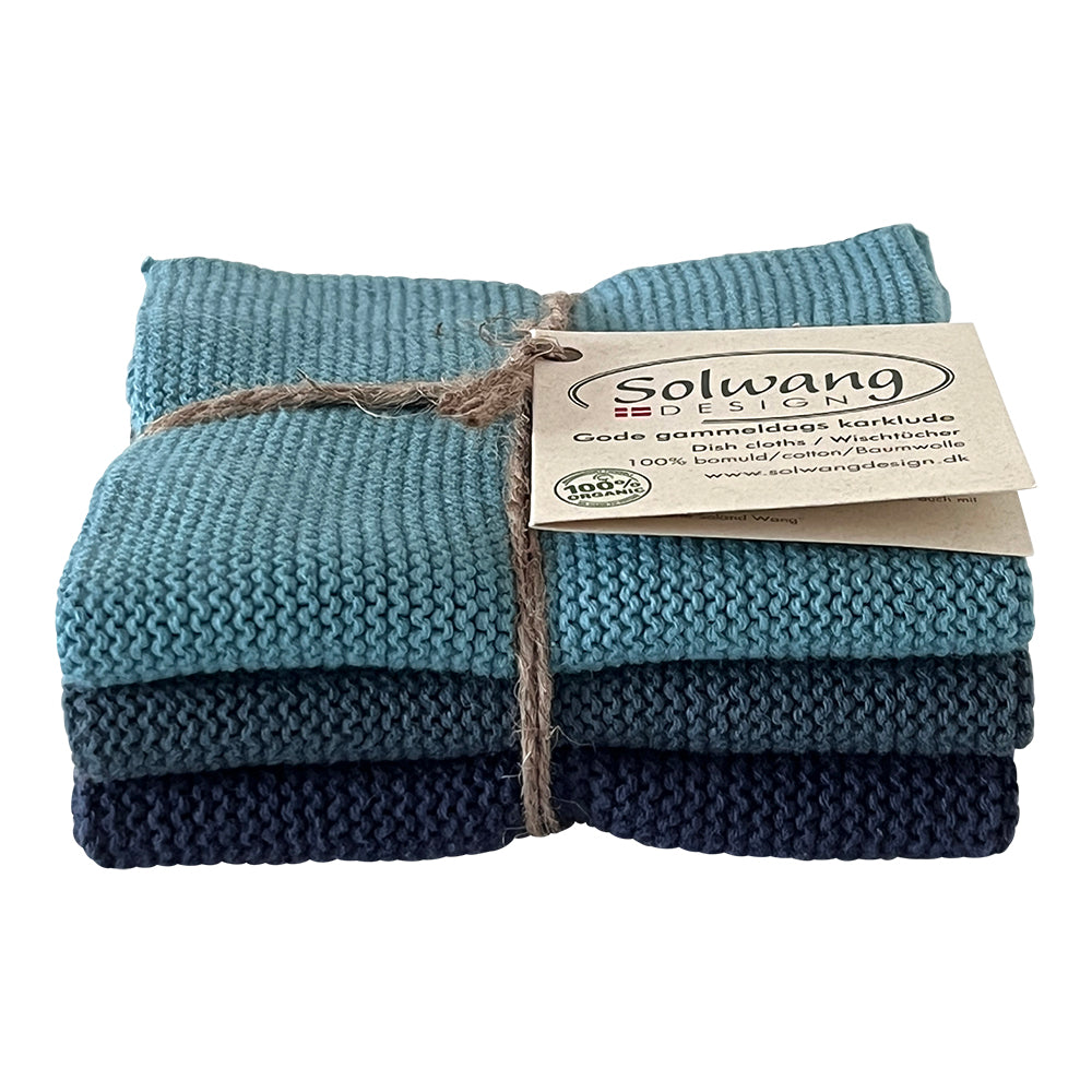 Solwang lappar 3 stk blue peacock koombi