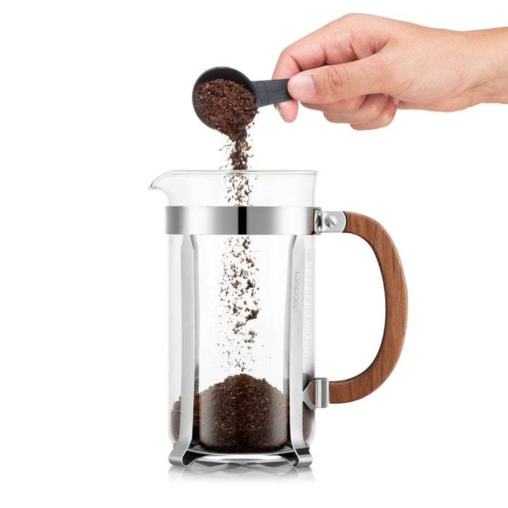 Bodum Chambord stempulkanna 8 koppar 1.0 L stál v/træhonk