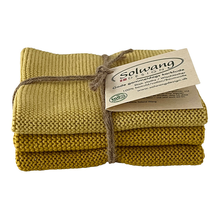 Solwang lappar 3 stk safron kombi