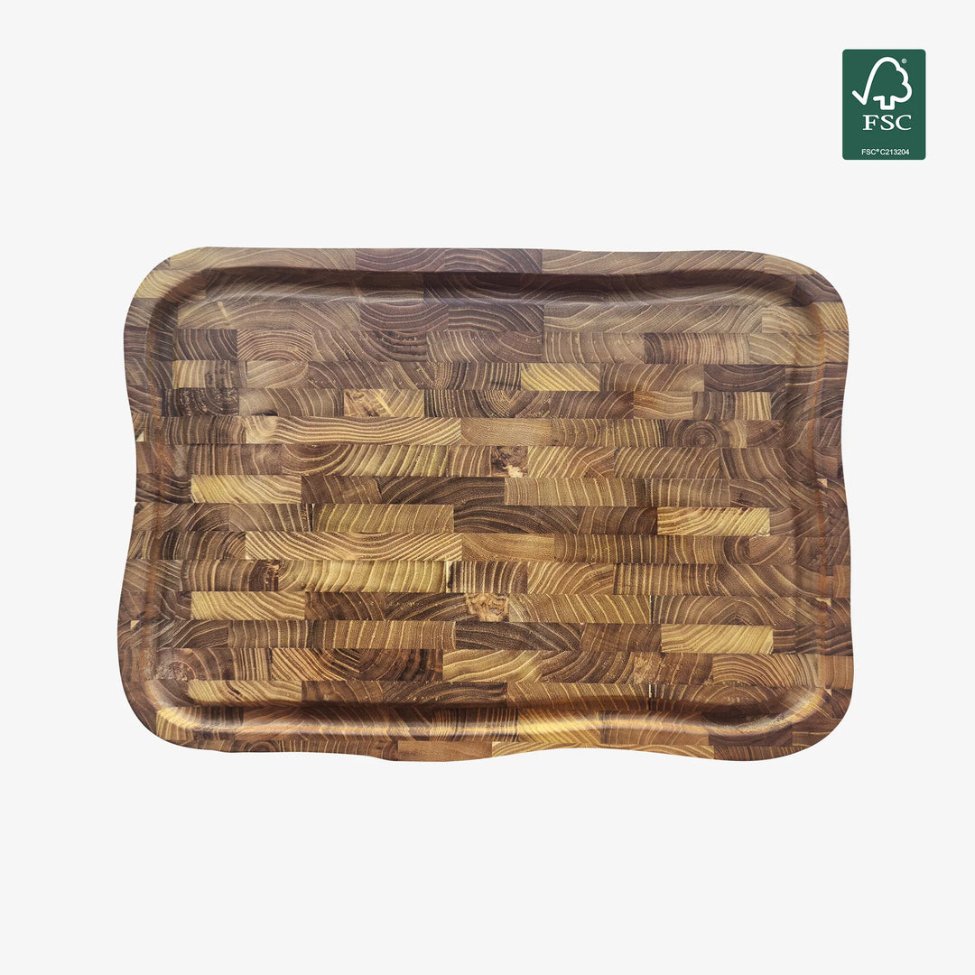 Raw Teak skeribretti 45x33x3cm