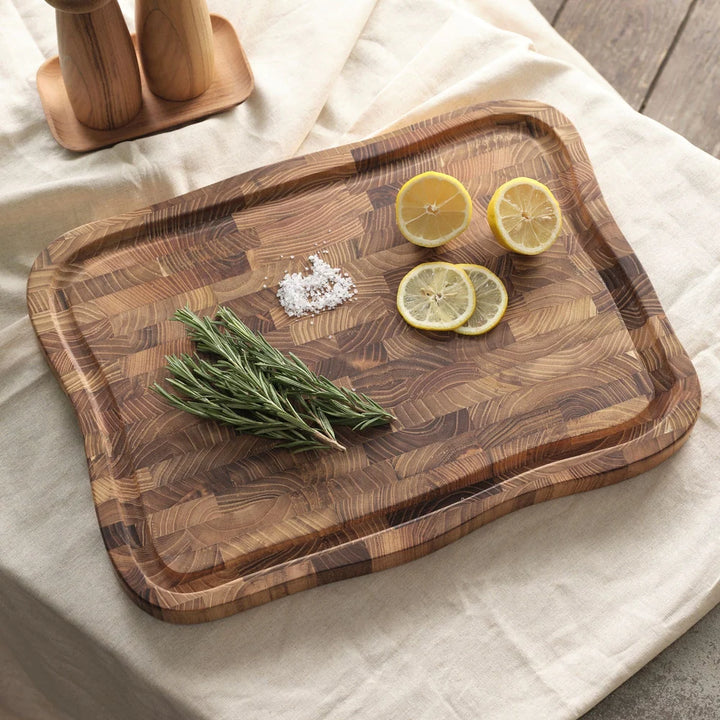 Raw Teak skeribretti 45x33x3cm