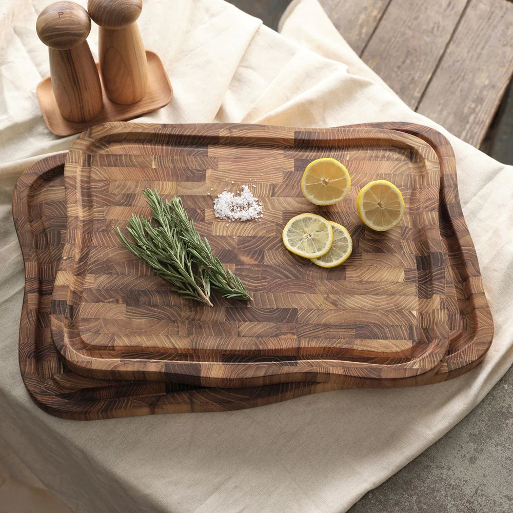 Raw Teak skeribretti 45x33x3cm