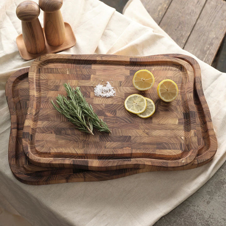 Raw Teak skeribretti 45x33x3cm