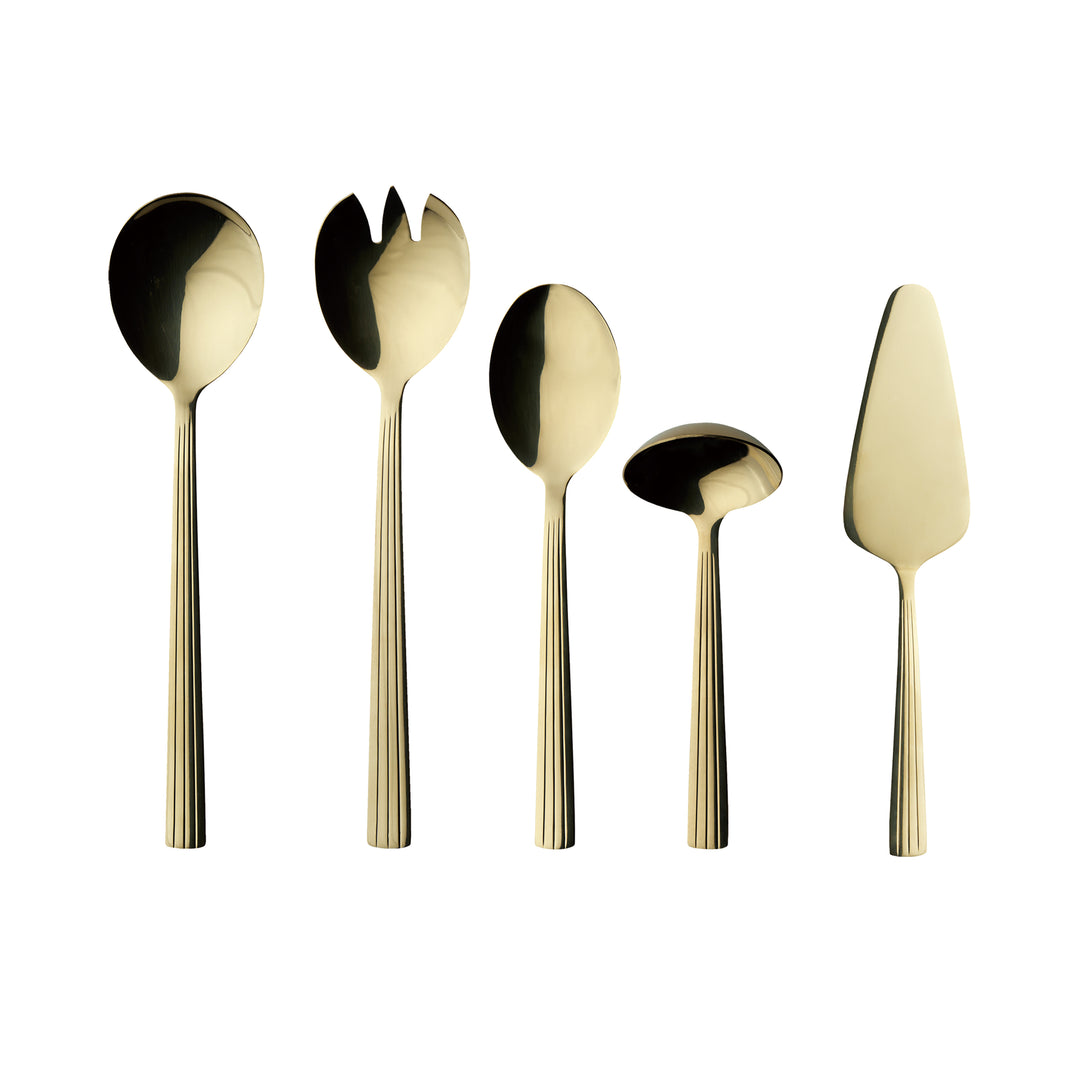 Raw Serveringsett 5 deilir cham gull