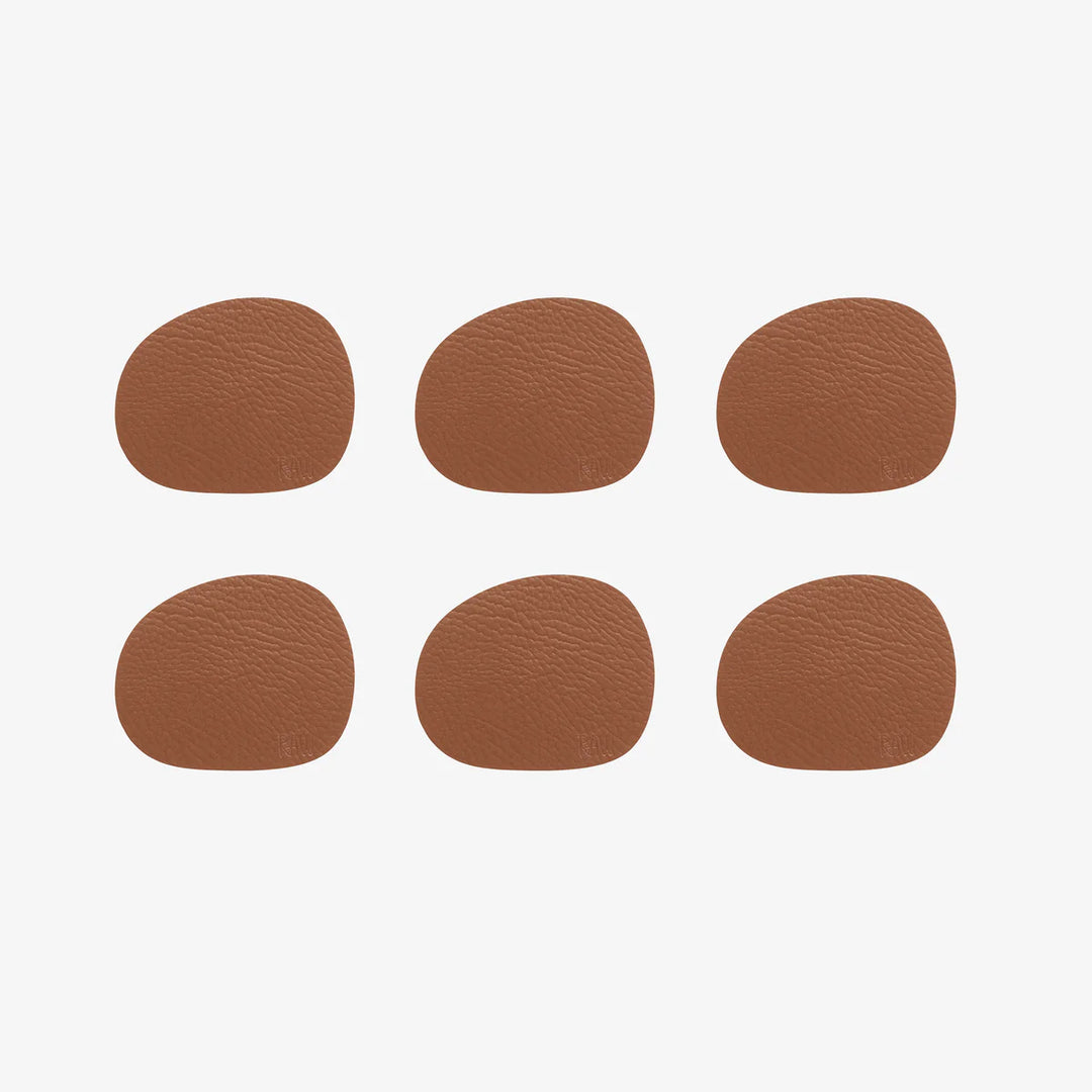 Raw borðskanari 6 stk cinnamon brown