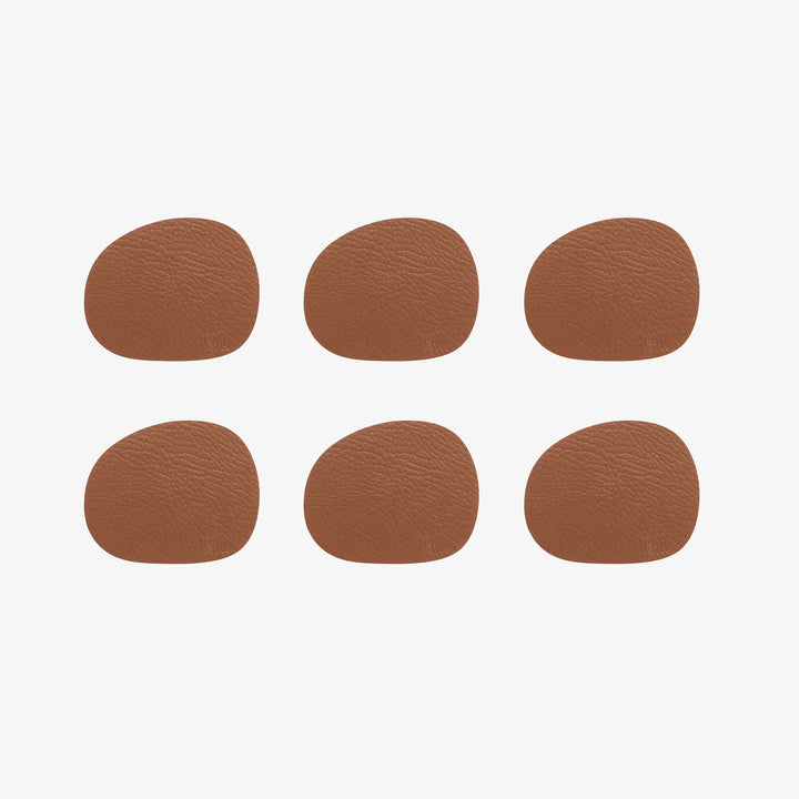 Raw borðskanari 6 stk cinnamon brown