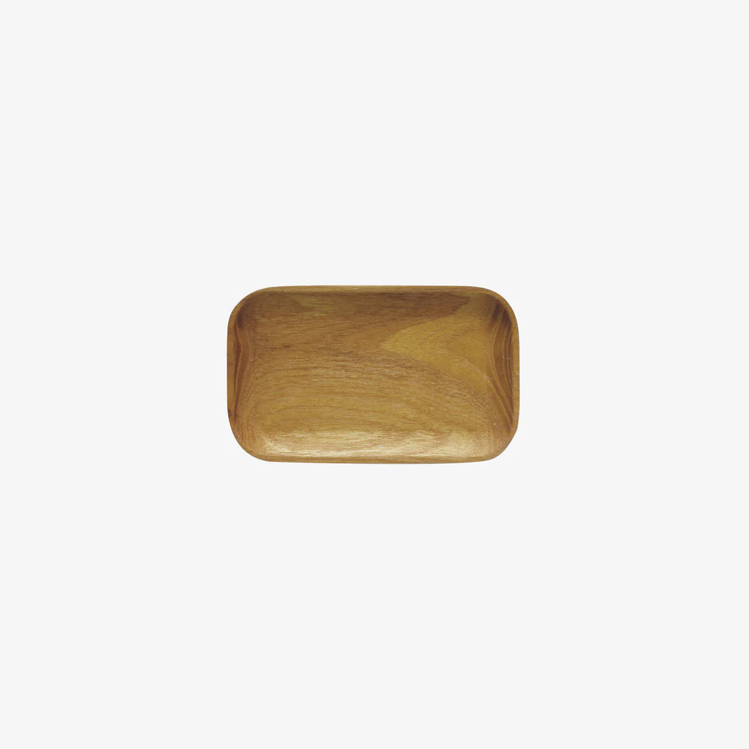 Raw teak bakki 17x10 cm