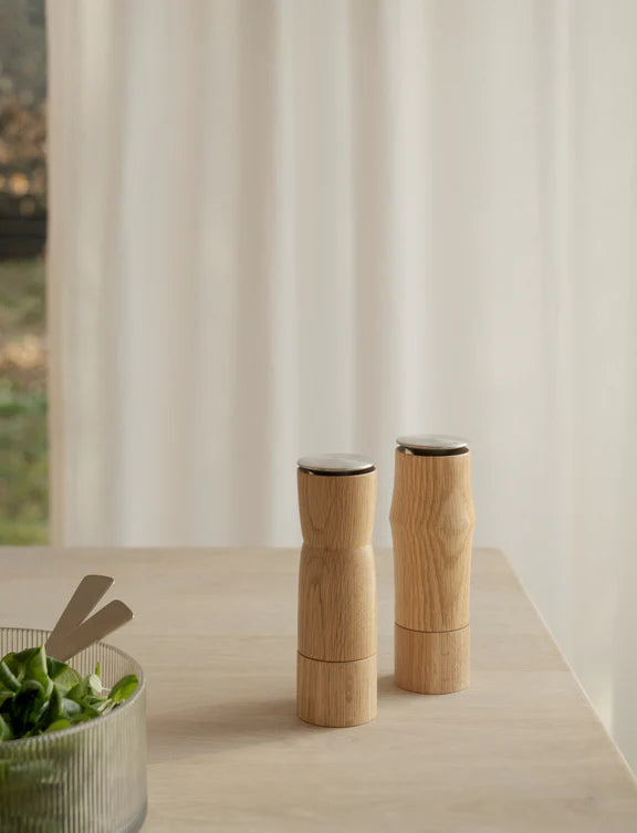 Stelton Storm Salt & Pipar 2stk Træ