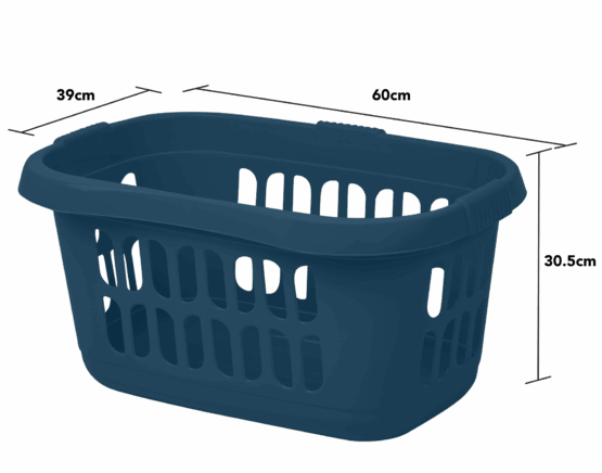Wham Casa Hipster Vaskikurv 59x39x30cm, Navy